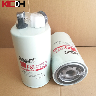 Excavator Engine Parts Fleetguard Fuel Water Separator Filter Element Fs19732