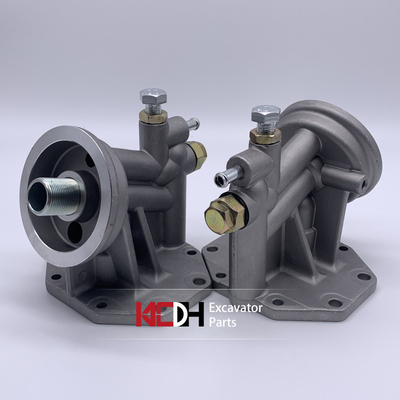  312D 315D 320C 320D 323D excavator parts 1R-0739 oil filter base 1R0739 aluminum eight-hole base, suitable for air f