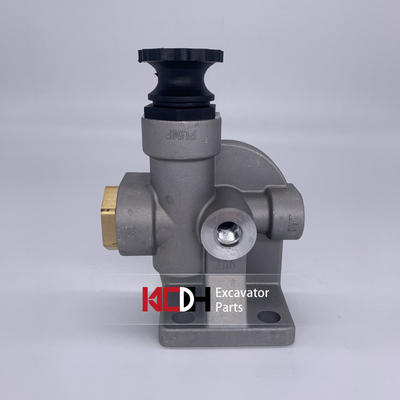 Kobelco SK200-8 excavator parts P502463 fuel filter manual oil pump aluminum base, suitable for air filter assembly