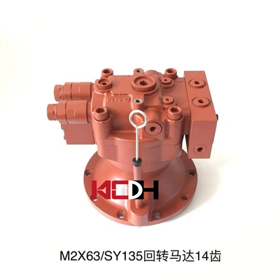 Steel M2X150 R210 Excavator Swing Motor Assembly