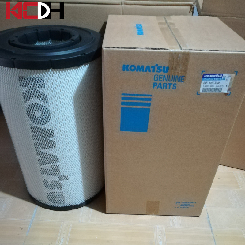 Komatsu Excavator Engine Parts Air Filter Element 600-185-6100