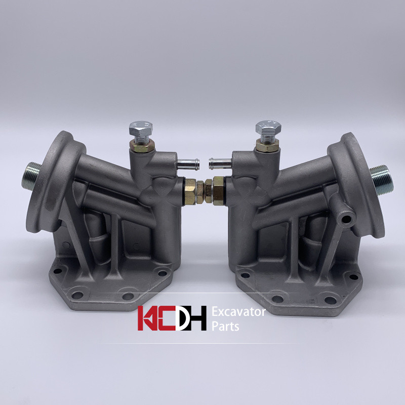  312D 315D 320C 320D 323D excavator parts 1R-0739 oil filter base 1R0739 aluminum eight-hole base, suitable for air f