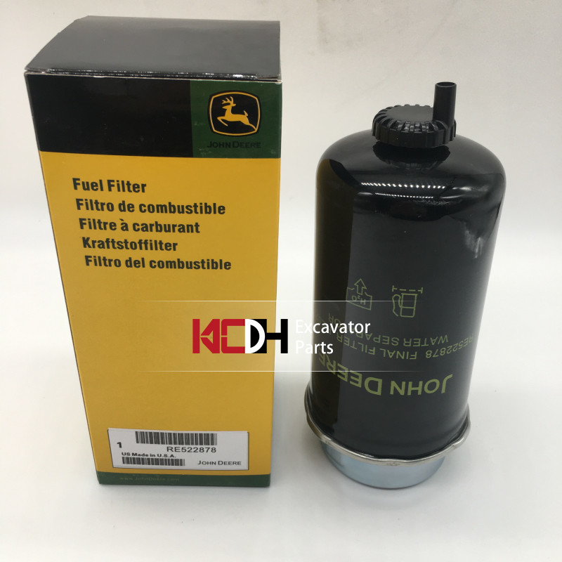 John Deere Excavator Engine Parts Fuel Filter Element RE522878 P551422